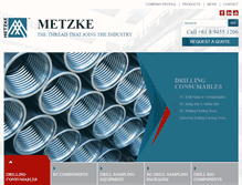Tablet Screenshot of metzke.com.au